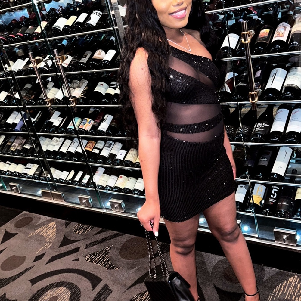 Black dress XS